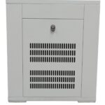 Side of the Pneumatix PM10VSD Base Mount showing the ventilation louvres