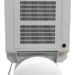 End view of the Pneumatix PM10300VSD Total Air Station showing the horizontal air receiver