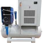 Rear elevation of the Pneumatix PM20500VSD Total Air Station